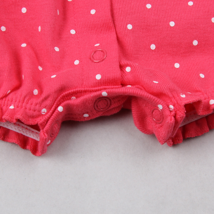 19 mùa hè mới jumpsuit ngắn tay cotton cho bé dịch vụ tại nhà quần áo trẻ sơ sinh quần áo trẻ em nhiều màu tùy chọn - Áo liền quần body chip cộc tay cho bé 0-12 tháng tuổi