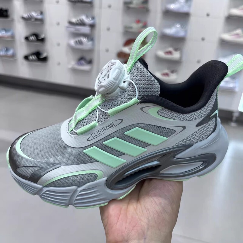 Adidas Children's Shoes 26 Summer New Boys' Big Kids' Breeze Series Knob Mesh Breathable Sports Shoes Kj6875