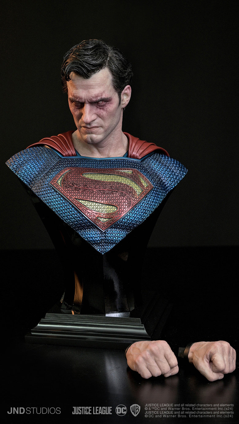 JND Studios Justice League フィギュア　付属マントなし JND Studios 1/3 Justice League Superman Full-length+Bust