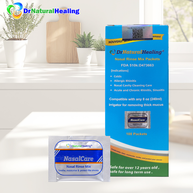 Dalmunda Nasal Wash Special Salt for Home Use, Adult and Children's Saline Nasal Wash Agent, Imported Sea Salt Nasal Rinse