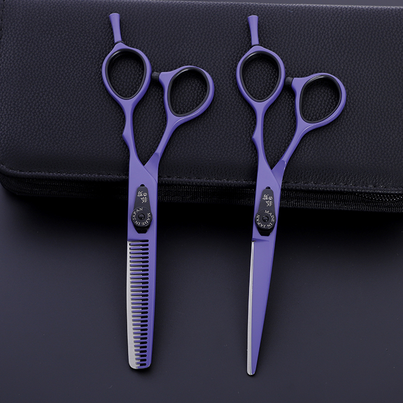 Fox scissors professional hairdressing scissors hair stylist Li Kun scissors set flat scissors teeth scissors seamless scissors thinning scissors