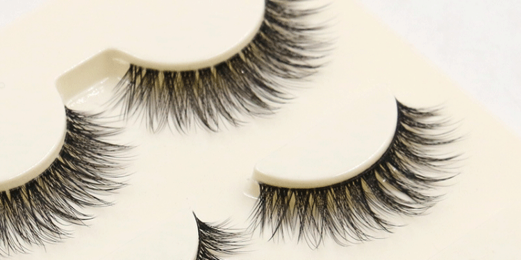 Pure handmade lông mi giả tự nhiên trang điểm nude liền mạch trong suốt thân cây 3D lông mi ba chiều mặt cắt ngang 3 cặp vận chuyển lông mi nam châm