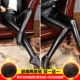 Quần lửng nam màu đen cộng với nhung cao eo thon quần nữ mùa thu đông 2018 mới legging legging nữ mặc quần đùi nữ