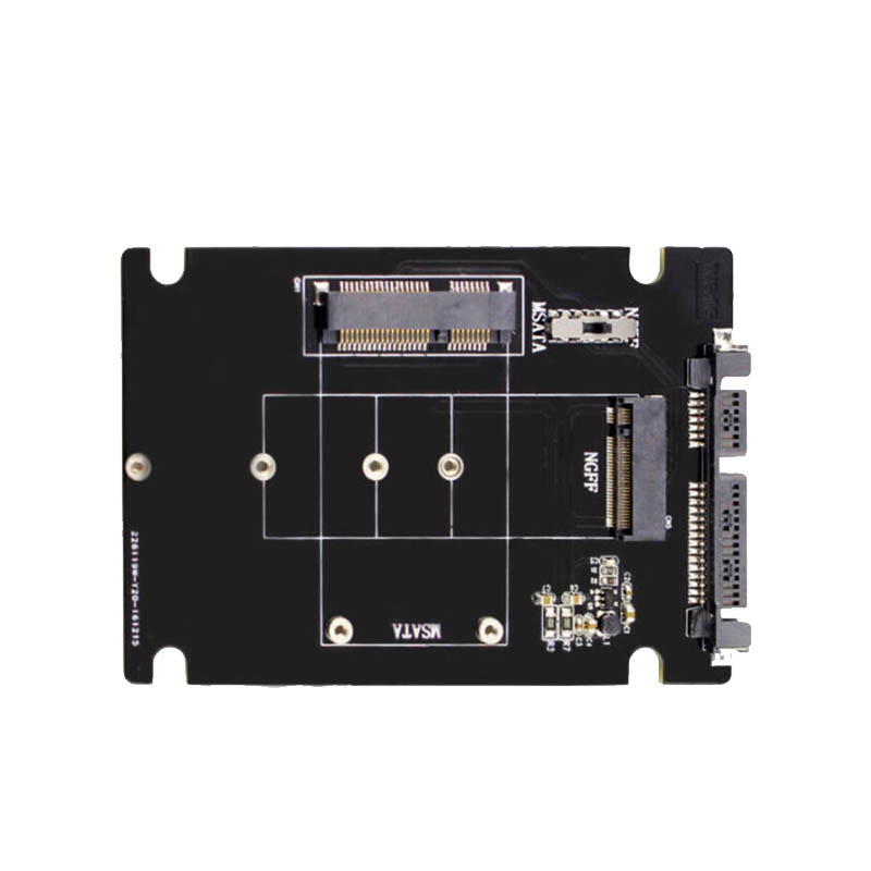 Shuolitai NGFF MSATA M 2 (NGFF) to SATA SSD transfer card two-in-one transfer board