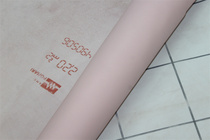 French H home original stock calf leather Swift cherry blossom pink flat shoulder neck head layer genuine leather handmade DIY leather