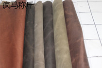 401 Special Price Imported Cowhide Crazy Horse Leather Weighing First Layer Genuine Leather Handmade DIY Leather Leather Wallet