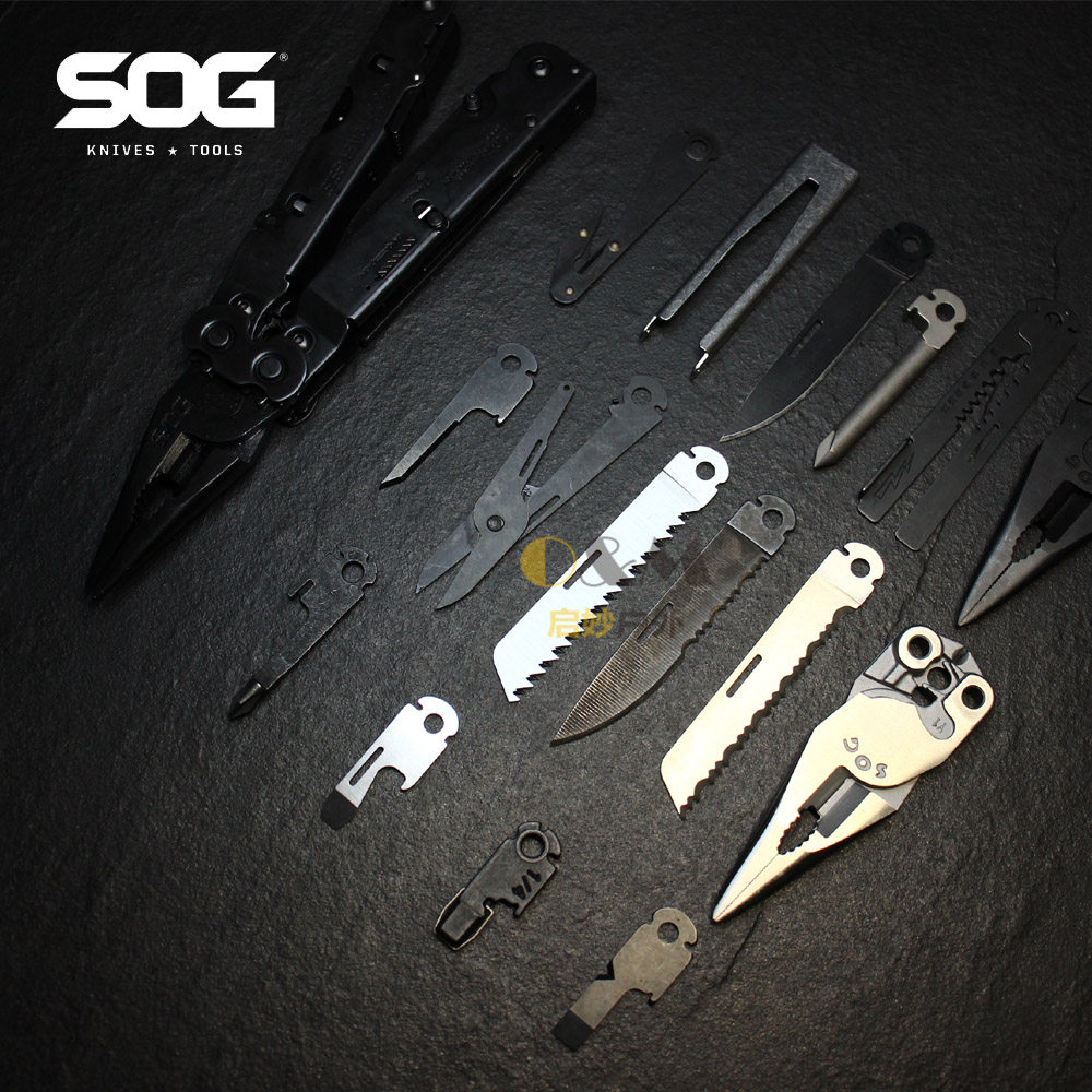 SOG Sog original factory tool pliers accessories: pliers head scissor wood saw peeling machine hook knife main knife, etc.