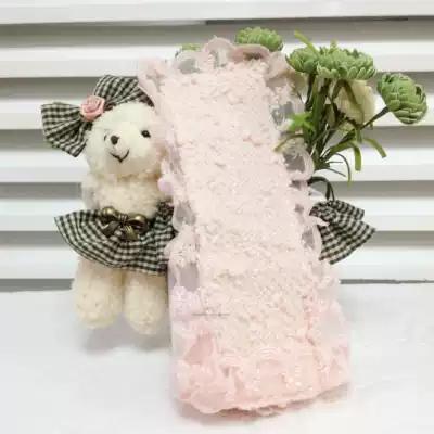 High-end Korean pink lace large trumpet TV remote control air conditioner remote control cover