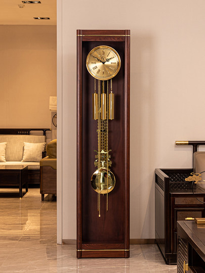 Allemand Hemler moderne minimaliste salon horloge de sol lumière luxe style européen grande horloge de table nouveau style chinois créatif horloge à pendule verticale