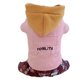 Чистая красная щенка густая зимняя одежда плюшевая четырехдушевленное питомца к Xiong Bomei Cat осень и зимняя маленькая и средняя собака