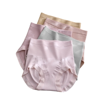 Catman tummy control underwear for women pure cotton antibacterial crotch high waist hip lift tummy control traceless girls large size briefs