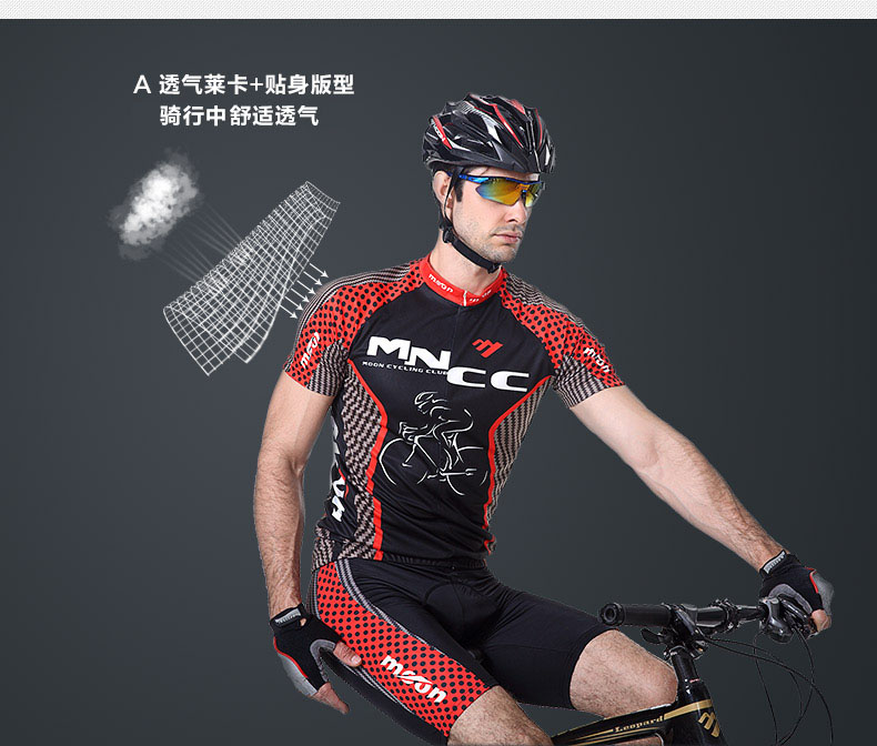 Tenue de cyclisme mixte MOON - Ref 2231633 Image 8