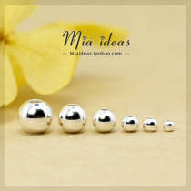 (Mia) 925 sterling silver light beads DIY bracelet beaded with beads loose beads accessories transfer Pearl Road