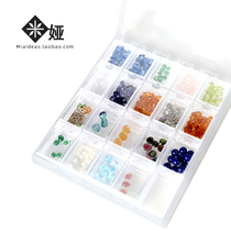 Mia recommends transparent jewelry string bead containing box 20 g detachable natural stone pearl storage ornament box