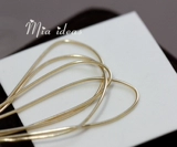 Высококачественный латунный серебряный серебряный браслет ручной работы, аксессуары, 0.6мм, DIY