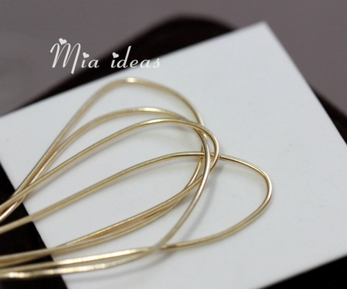 Высококачественное 0,6 мм бронзовое золото серебристого серебра пружинную катушку