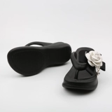 SUNNY COLOR Модные слайдеры на платформе, тапочки, сланцы, высокая пляжная обувь, в стиле Шанель, в цветочек