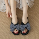 SUNNY COLOR Tide, пляжные летние тапочки, модная обувь с бантиком, слайдеры, коллекция 2023