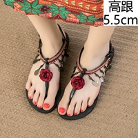 TXE-0035 Red Tassel High Heel 5,5 см