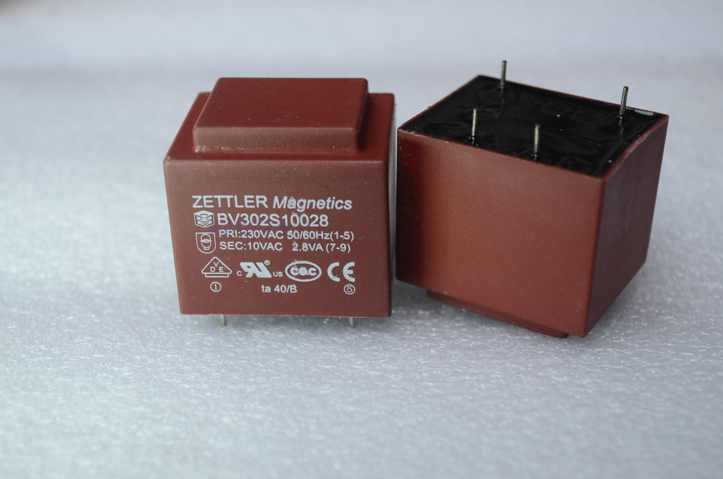 ZETTLER ZETTLER BV302S10028 sealed transformer 10V 2 8W
