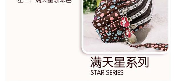 Harajuku công suất lớn 6 inch túi điện thoại di động phụ nữ ví tiền tạp hóa cầm tay ba đô la phân loại túi sinh viên ví ví đựng card