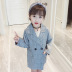 Cô gái mùa xuân dress 2020 New girl Korean Style Suit Set Trendy trẻ em Thời trang Suit Hai mảnh. 