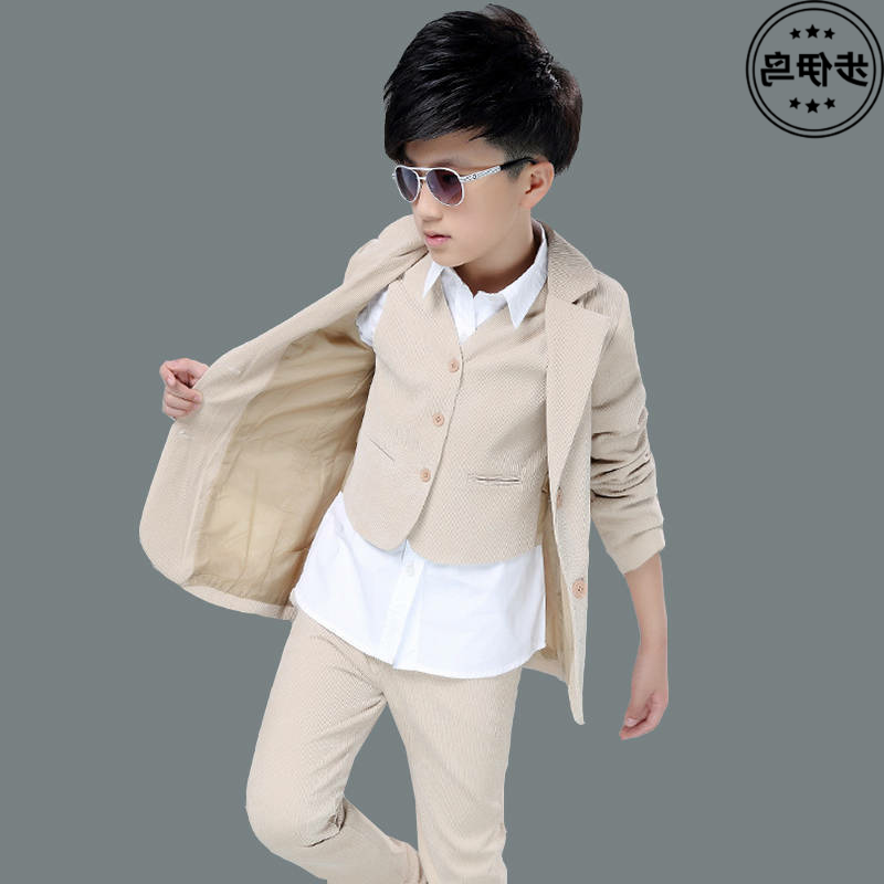 OGTO OGATU Childrens BOYS SUIT SUIT FLOWER Childrens DRESS PIANO váy biểu diễn vừa TRẺ EM KOREAN VERSION.