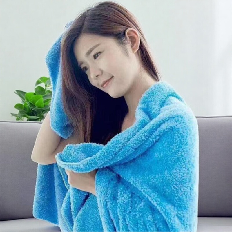 Taiwan Bath Towel, Microfiber Yarn, Soft and Skin-Friendly, Instantly Absorbs Water, Quick-Drying, Does Not Shed Lint, Suitable for the Whole Family