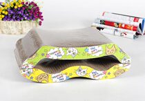 Cat Grab Board Corrugated Paper Cat Grinding Paws Cat Litter Cat Mint Pet Teasing Cat Toy Kitty Supplies Cat Paw Plate Big