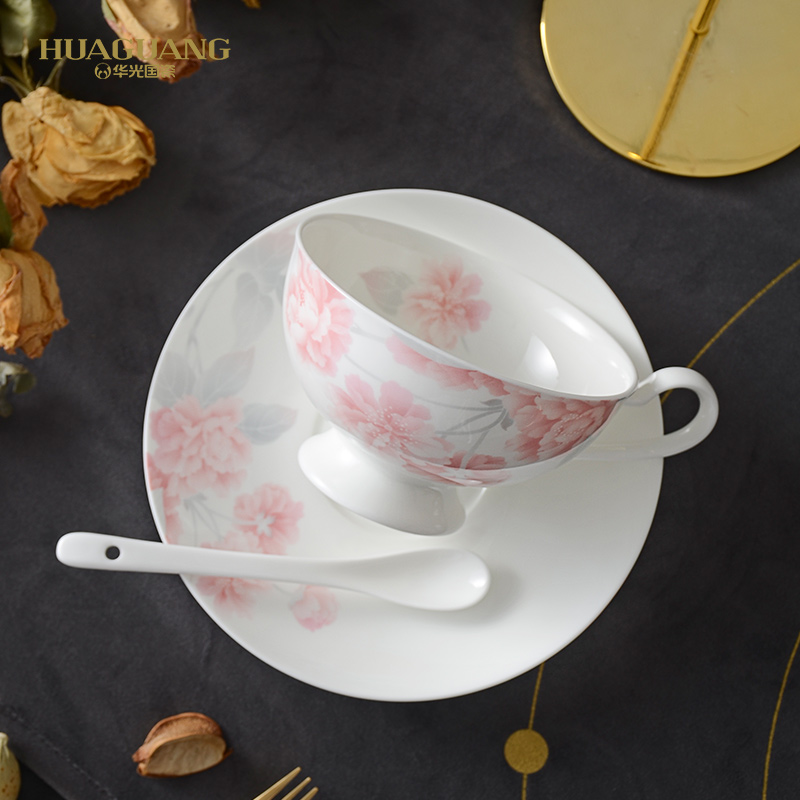 Uh guano porcelain coffee cup sets of high - grade ipads porcelain ceramic countries British European coffee morning suit got connected