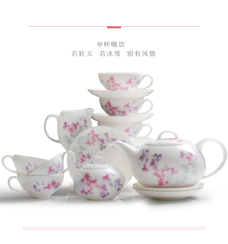 Uh guano countries porcelain ceramic coffee cup set ruby contained sweet European ipads China tea tea coffee