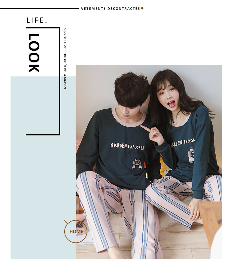 Pyjama mixte en Coton à manches longues - Ref 3004315 Image 44