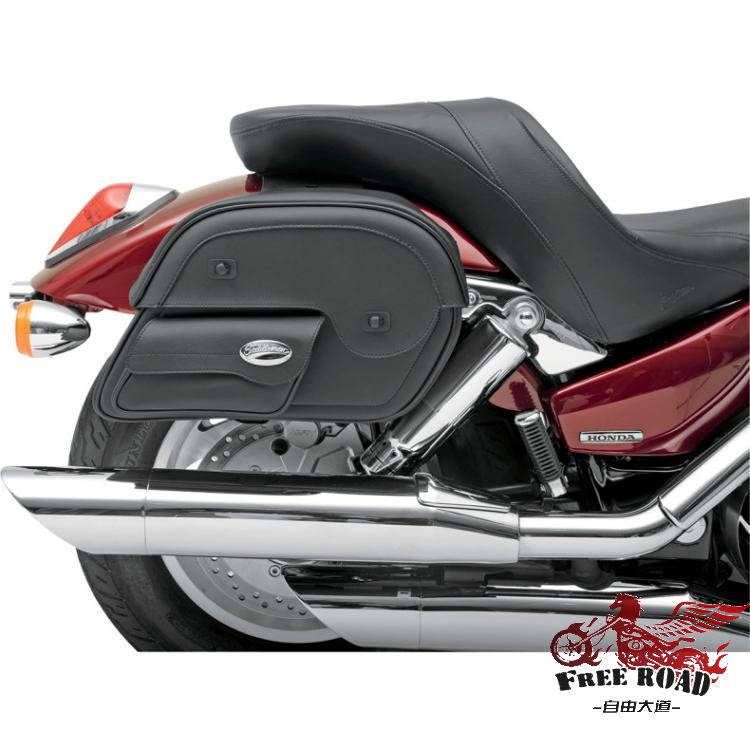 哈雷软尾戴纳车型加装黑色边箱 883路威肥仔改