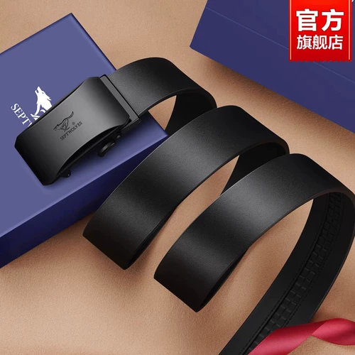 Septwolves, мужской ремень, кожаные высококлассные штаны, из натуральной кожи