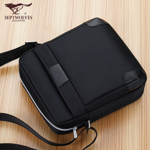 Septwolves, сумка на одно плечо, рюкзак, мужская вместительная и большая сумка через плечо, бизнес-версия