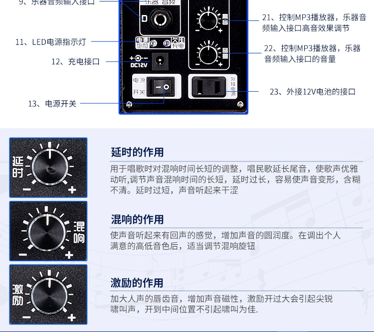 Meter loa cao MG1261A guitar chơi âm thanh đi lạc ca sĩ hát loa ngoài trời nhạc sống cụ loa