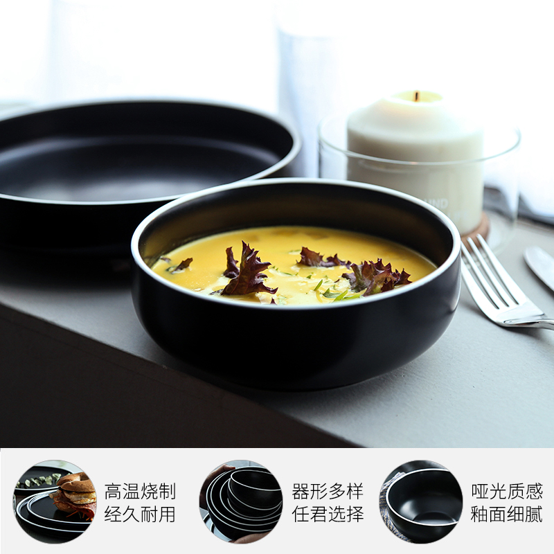 Eat to use household fruit salad bowl creative ceramic bowl of rice, a bowl of the big bowl rainbow such use Japanese - style tableware dish bowl