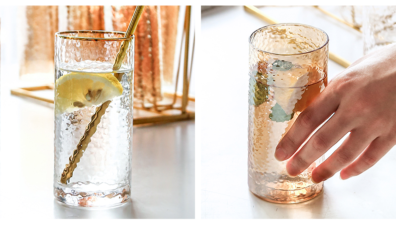 WUXIN Nordic light web celebrity key-2 luxury glass cup household glass suit creative move cups contracted Europe type