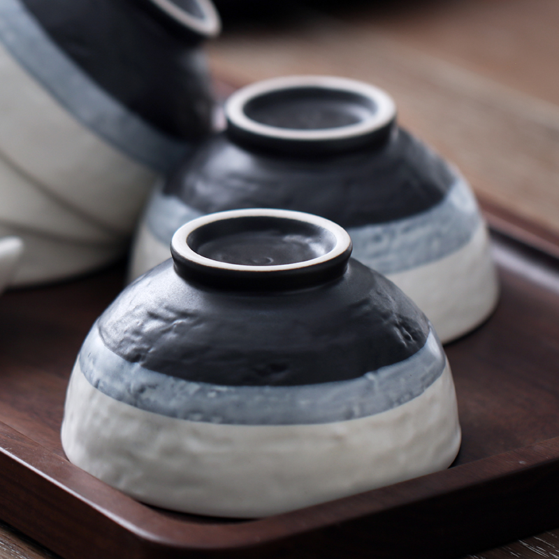 Plate creative Japanese move dishes household contracted restoring ancient ways round ceramic large - sized food dish platter