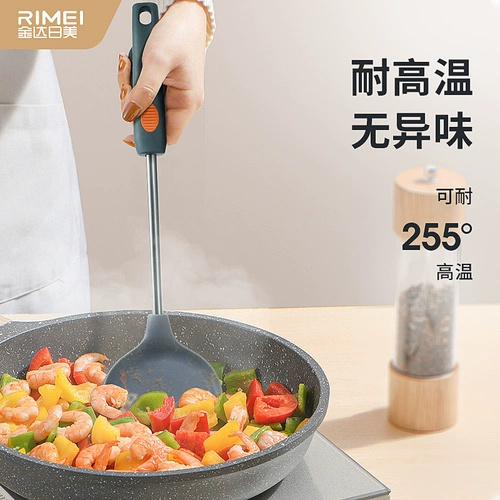 金达日美 Незащитный горшок с силиконовой шпателем