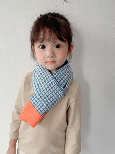 Children's scarf girl winter girl baby scarf boy autumn winter winter boy warm baby girl child