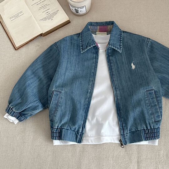 Boys' Autumn Clothing 2025 New Jackets Spring and Autumn Jackets Children's Young Masters and Middle School Lapels Baby Trendy Brands