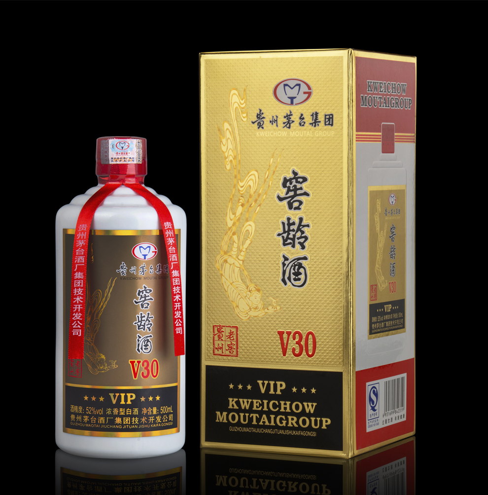 茅台酒厂出品 VIP珍酿 窖龄酒V30 52度浓香型 500ml *2瓶 图8