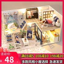 Girl Toys Over Home Eva Cottage Kids Princess House Play With House Scene Creative Birthday Presents Girls