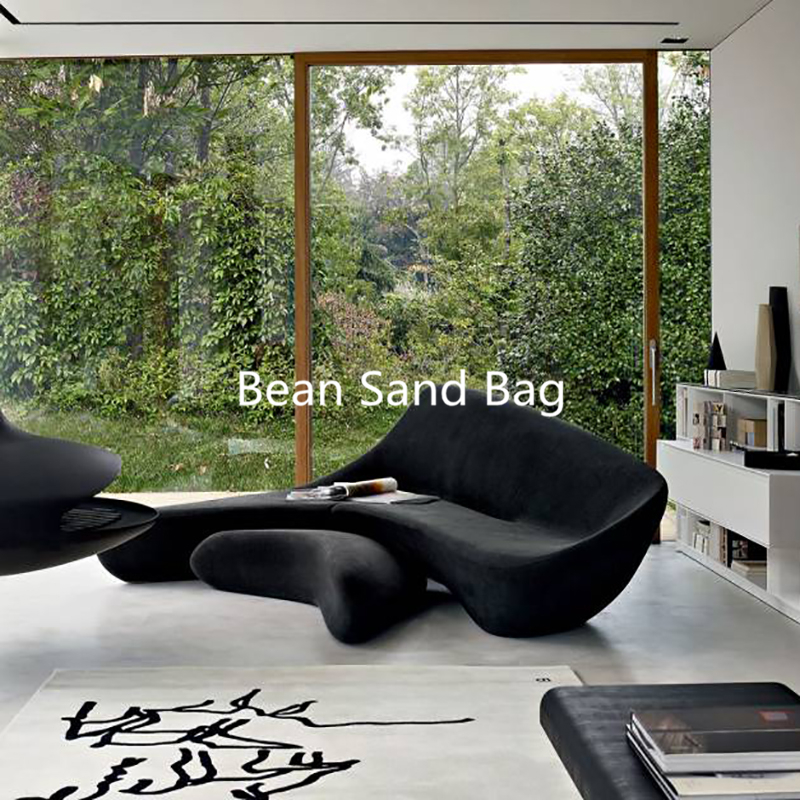 Bean Paste Moon sofa curved art sofa living room hotel lobby office sofa Moon sofa