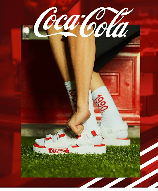 Giày Anta sandal nam 2019 hè mới trang web chính thức chính hãng Coca Cola tên chung thời trang giày đi biển - Giày thể thao / sandles