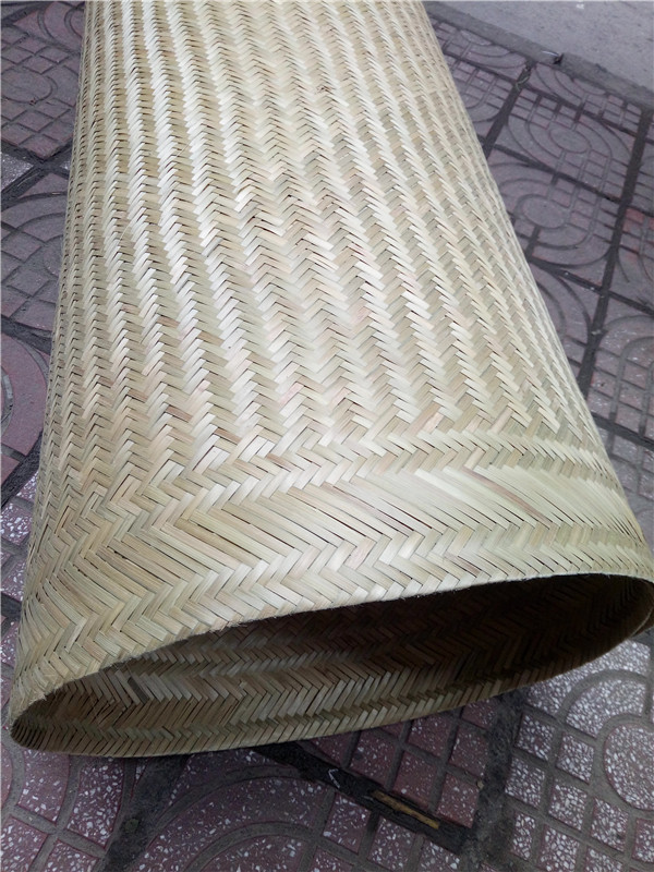 Custom-made decoration bamboo mat bamboo mat two yellow two green bamboo weaving bamboo mat ceiling wall hanging ceiling decorative bamboo board material