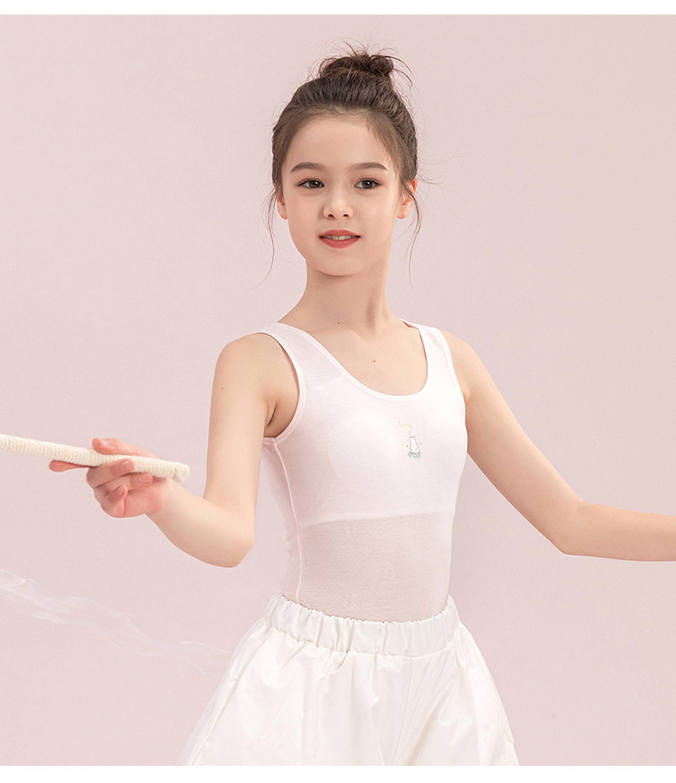 英博伦女童内衣少女成长发育期文胸一阶段儿童初中生女孩小背心 — 21