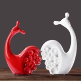 Декор для спальни для гостиной, милые керамические креативные улитки для влюбленных