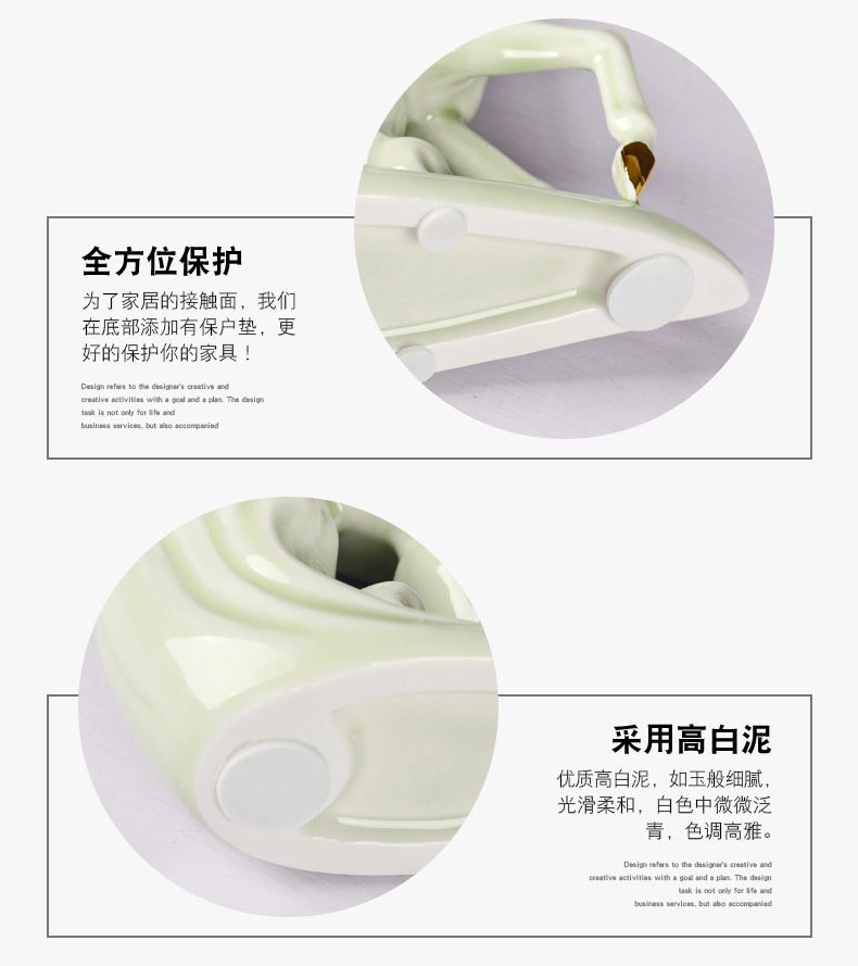 I and contracted room fawn red wine sitting room adornment creative home furnishing articles ceramics decoration wedding gift